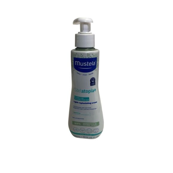 Mustela Stelatopia+ Lipid‑Replenishing Cream 10 oz/300 ml for Eczema Prone Skin - Picture 1 of 1